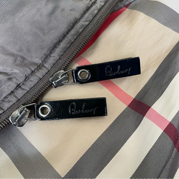 Burberry Puffer Jacket Hooded Belted Coat Quilted Mink Gray - Picture 14 of 15